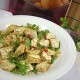 mon chay tempeh xao yen
