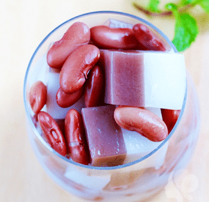 làm chè đậu đỏ thạch dừa