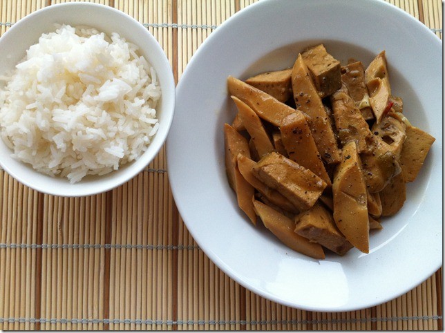 Món chay chả chay kho măng