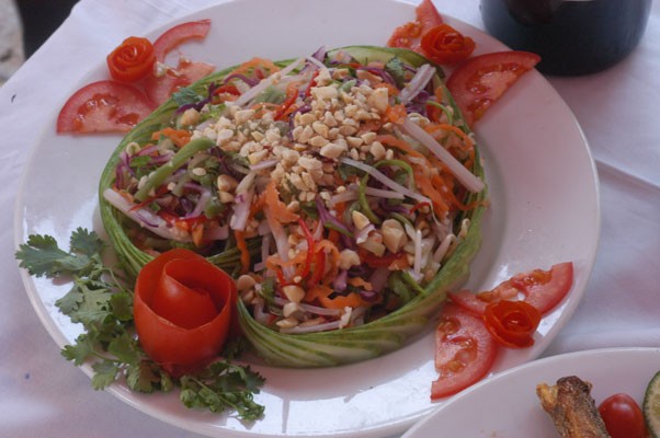 Món chay gỏi rau tiến vua