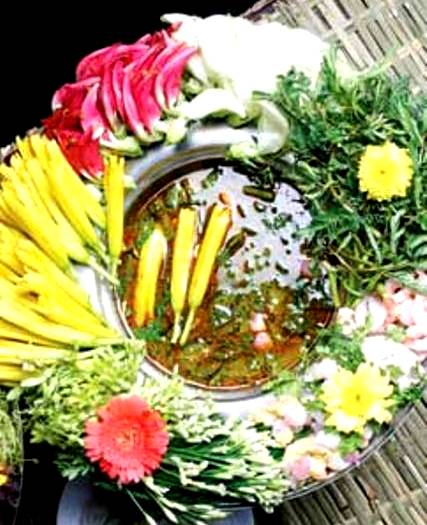 Món chay: Lẩu chua cay.