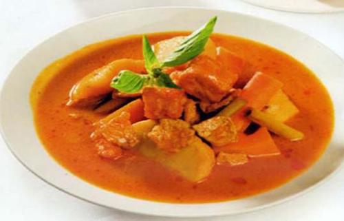 Món chay canh cà ri nấm mon chay canh ca ri nam