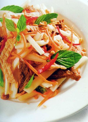 Món chay :Gỏi bò ngó sen