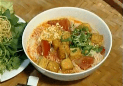 Bún riêu chay.