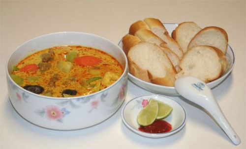 Món chay:Cà ri gà