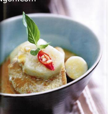 Món chay:Cà ri sò điệp