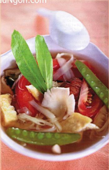 Món chay:Canh chua nấm