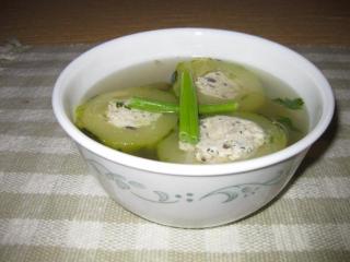 Món chay:Canh đậu hủ dồn bí đao