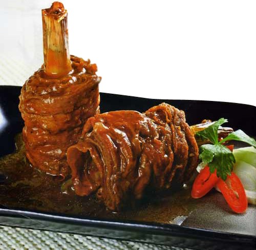 Món Chay:Đậu hủ ky cuốn sả