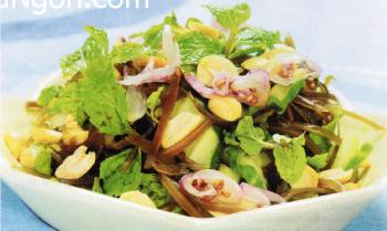 Món chay:Dưa chuột trộn phổ tai