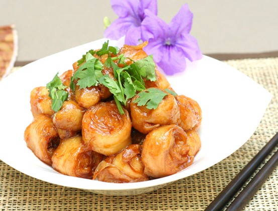 Món chay:Mì căn xào chua ngọt.