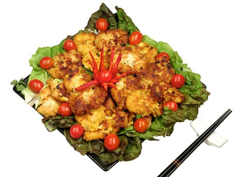 Trứng chay chiên giòn