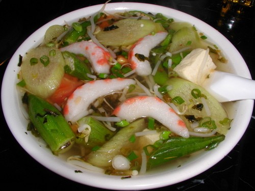 Canh Chua Tôm & Tofu Chay