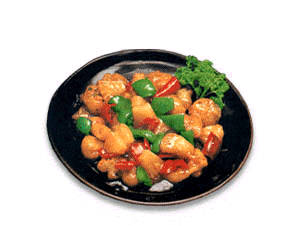 Món chay:Heo xào chua ngọt