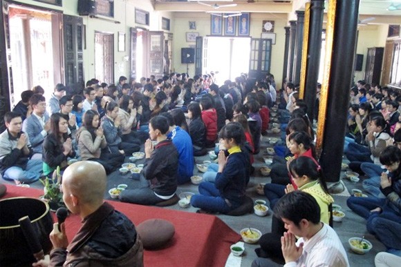 Ăn cơm trong chính niệm