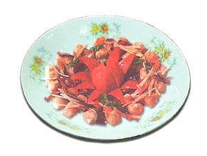 Mon chay sẻ vàng cuốn tơ