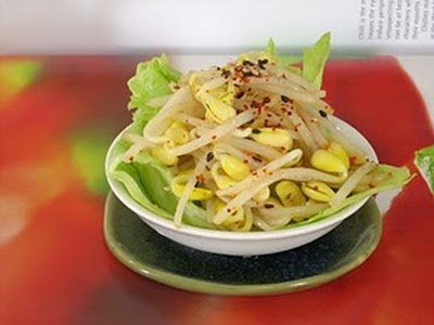 Món chay :Gỏi Giá Đậu Nành Cay Giòn Đại Hàn.