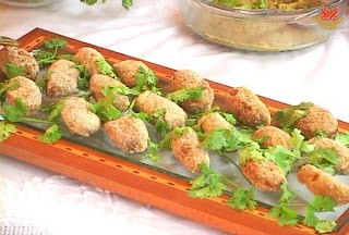 Món chay : Bánh Croquette Ba Tây .