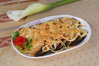 Cá Thuần Chay Nướng Phó-mát .