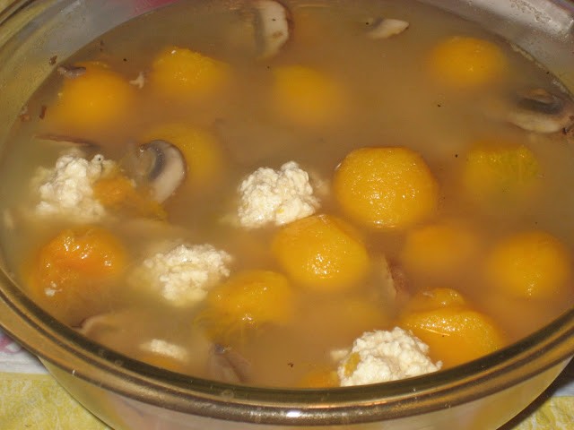 Canh bí rợ viên chay đặc biệt .