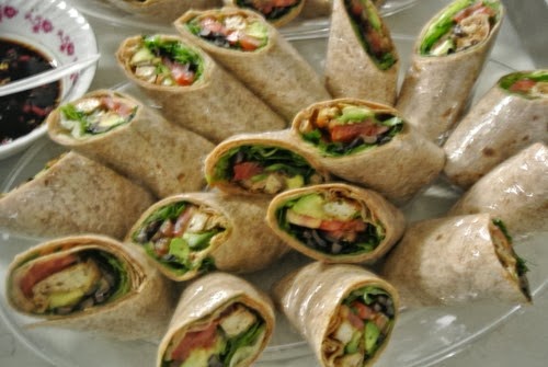 Gói chay kiểu Mễ (Veggie Wrap) .