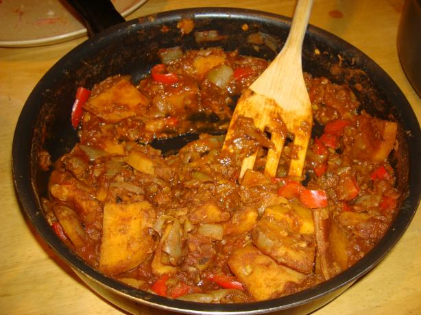 Món chay : Đậu lăng Ethiopia kiểu Với Khoai lang .