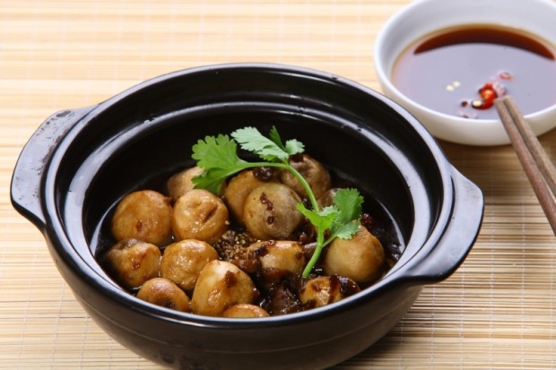 Ăn ngon với mon chay Nấm rơm kho tiêu