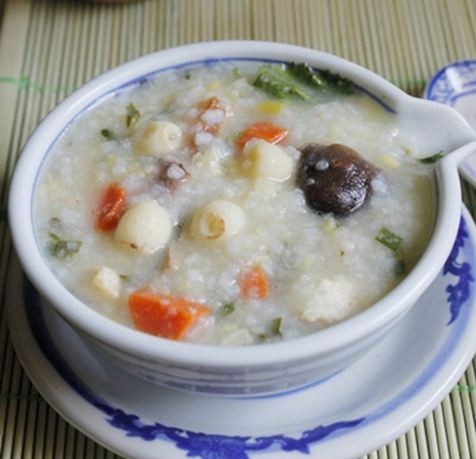 Cháo thập cẩm- món chay ngon ngọt thơm