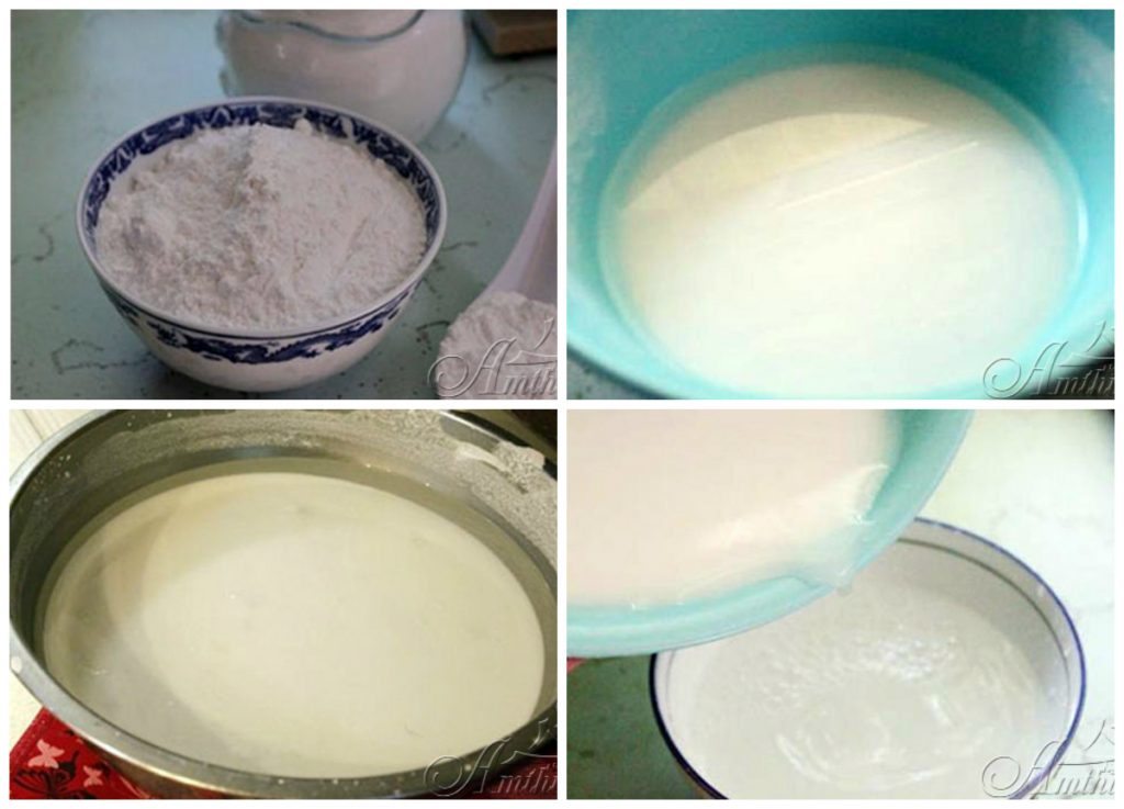 ngam bot banh qua dem de lam mon chay