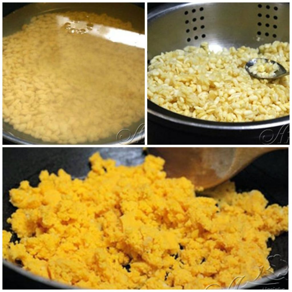 cach che bien phan nhan chay cho mon chay 