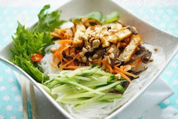 Món chay từ bún