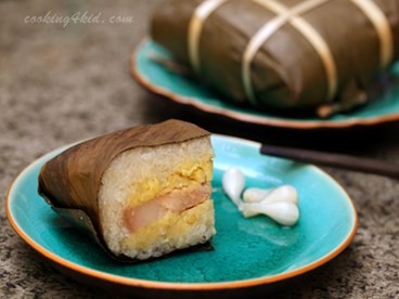 mon chay ngon ngay tet banh chung chay la sen