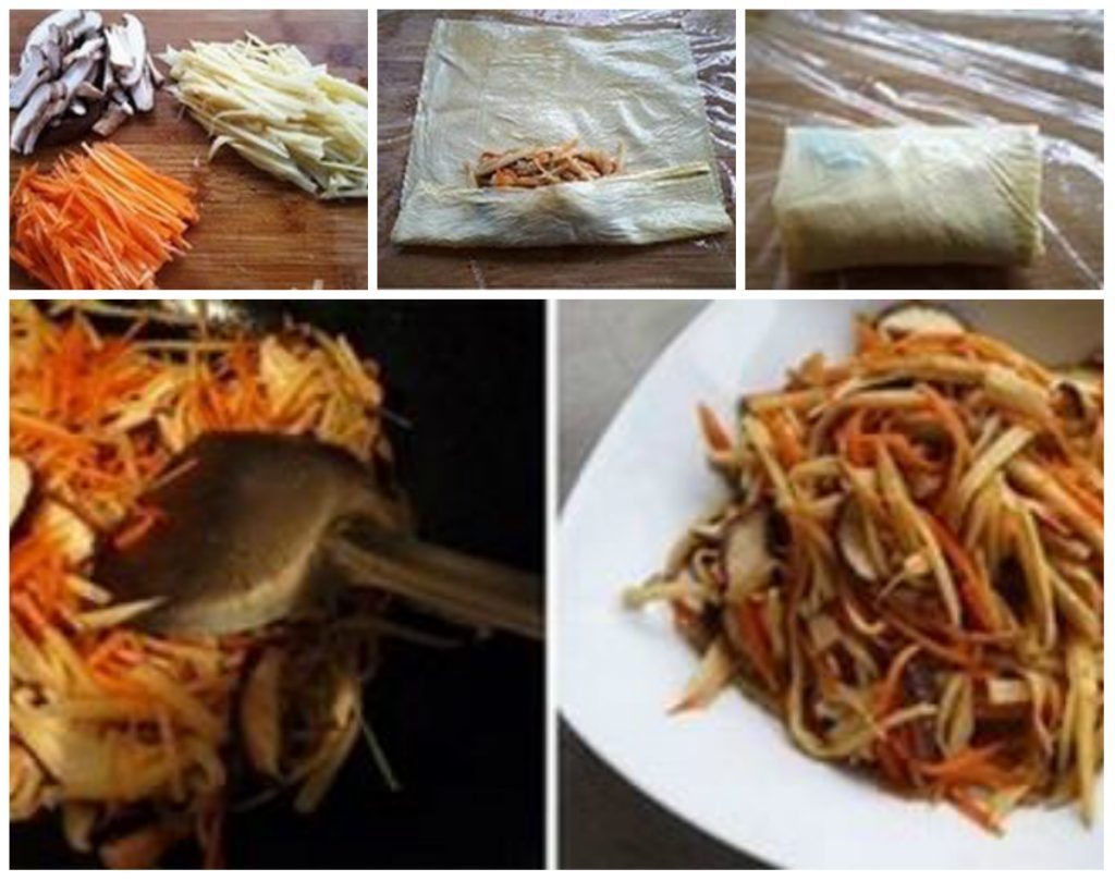 cac buoc thuc hien mon cuon chay