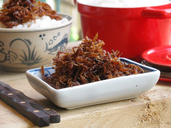 Món chay ruốc nấm mặn mà ngon ngon