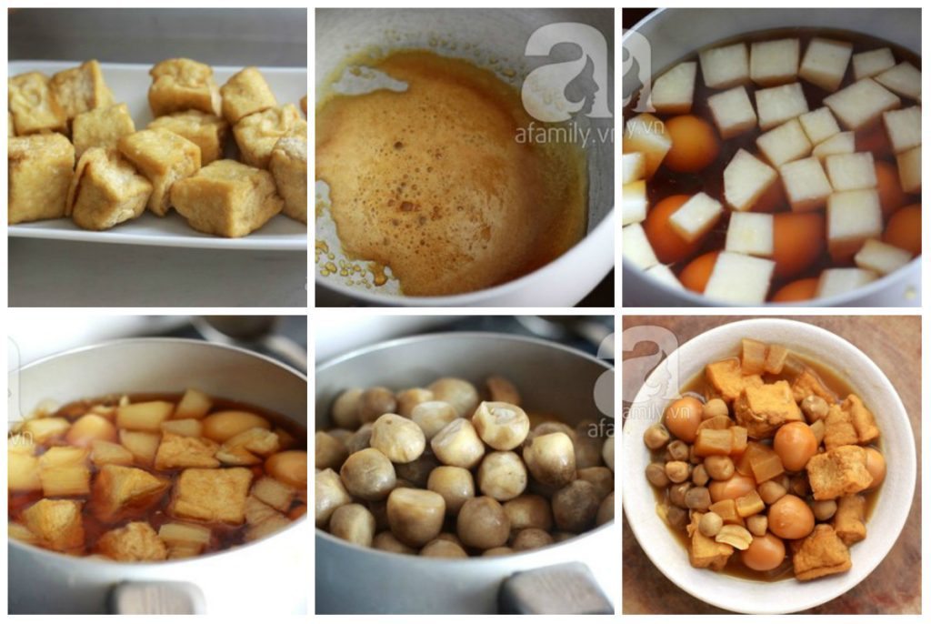 cac buoc thuc hien mon chay nuoc dua kho thap cam