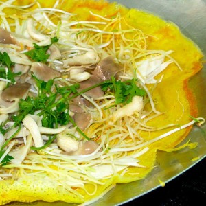 món chay bánh xèo
