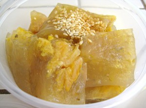 Bánh chuối hấp nước cốt dừa