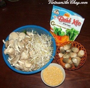 nguyên liệu làm bánh xèo