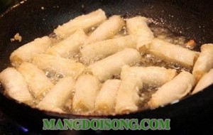 Món chay: Chả giò khoai môn
