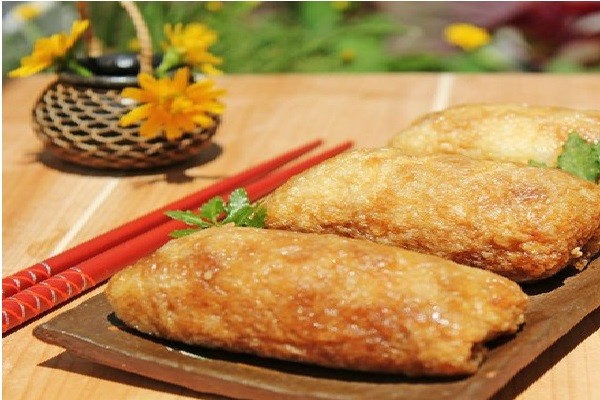 Món ăn chay Đậu phụ cuộn cơm kiểu Nhật
