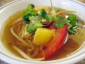 mon canh chua ngot, thom, dam da