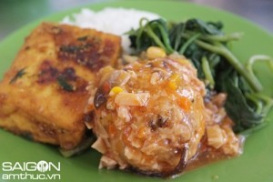 com chay xiu mai va dau hu