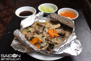 mon "khoi hoa diem son" thuong thuc cung com chay gion tan rat ngon