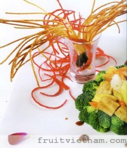 doi vi voi mon an chay moi la han mit