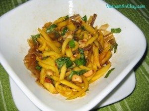 mon chay banh trang tron