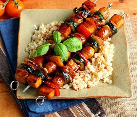 Thơm phức với món chay chiên nướng rau củ