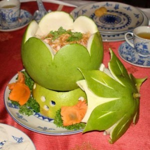 ngon la mieng voi mon chay goi buoi