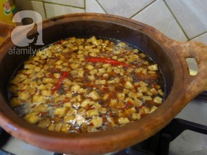 cach lam mon chay dau hu kho quet