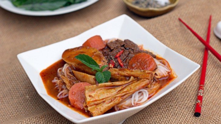 Cách làm hủ tiếu bò kho chay