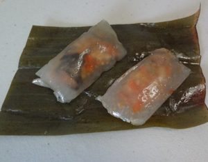 mon chay: banh bot loc da chin bang cach khuay bot